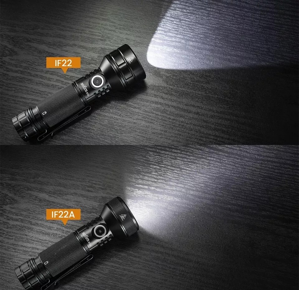 Sofirn IF22A Rechargeable Torch USB C 2100LM IPX8 Powerful LED Flashlight