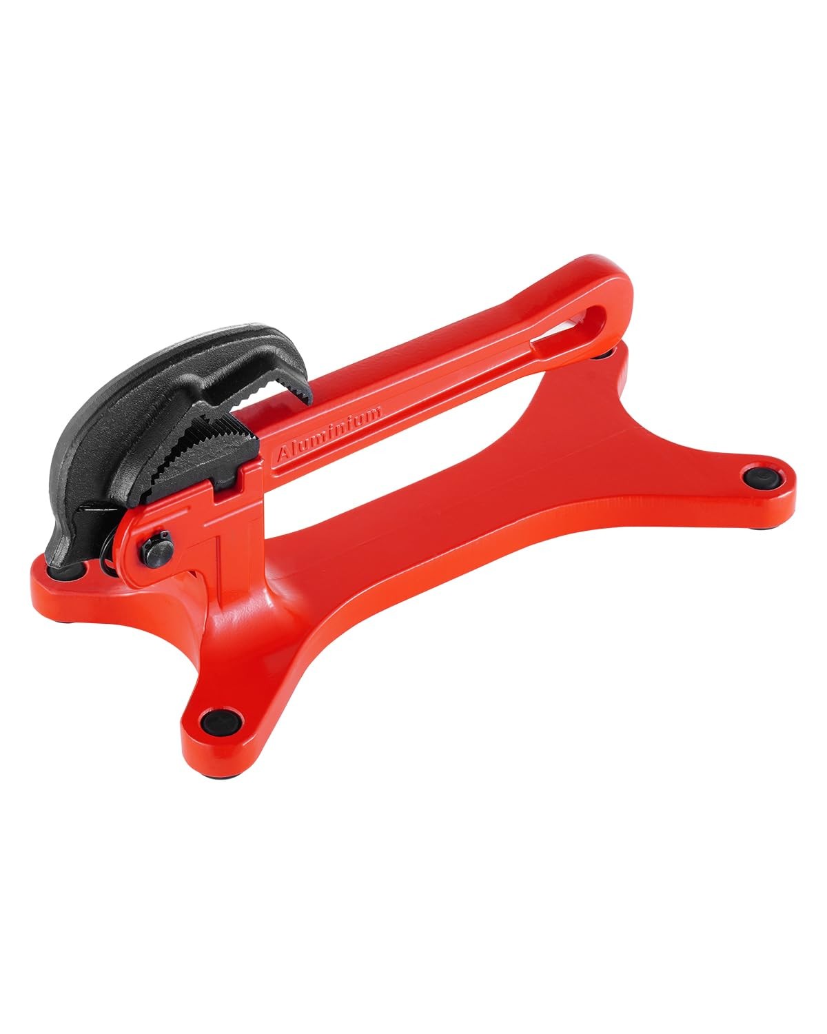 VEVOR Portable Pipe Vise, Lightweight 10.6 x 4.5 x 5.1 in, Red & Black