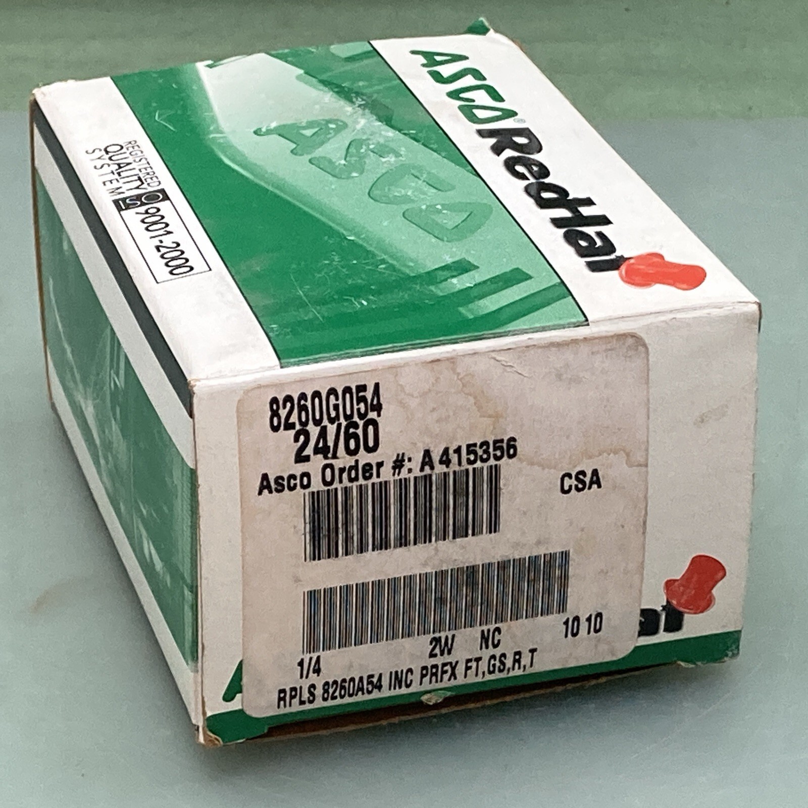 NEW GENUINE ASCO 8260G054 480/60 440/50 Solenoid Valve