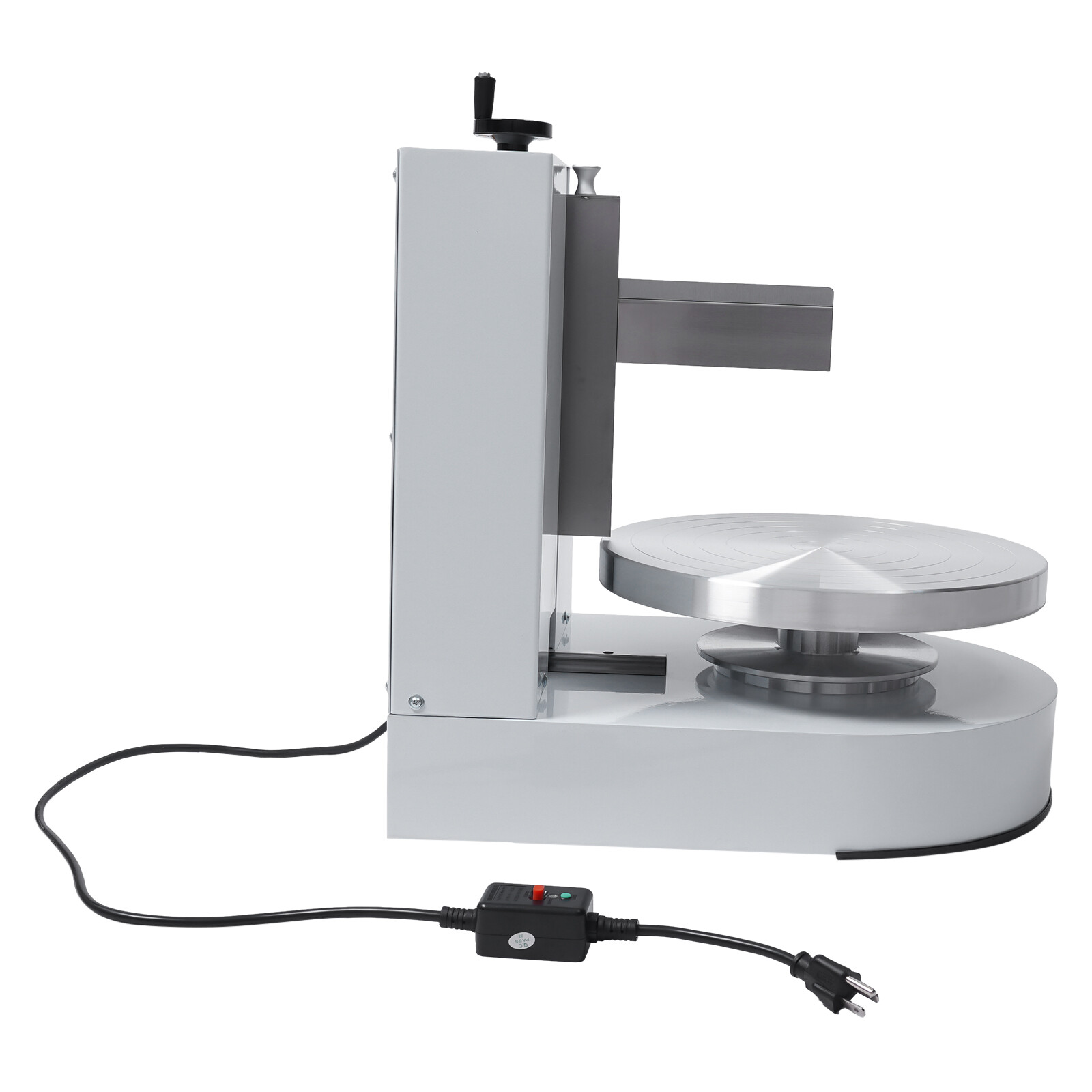 Display Smooth Cream Adjustable 4-12'' Birthday Cake Decorating Machine White