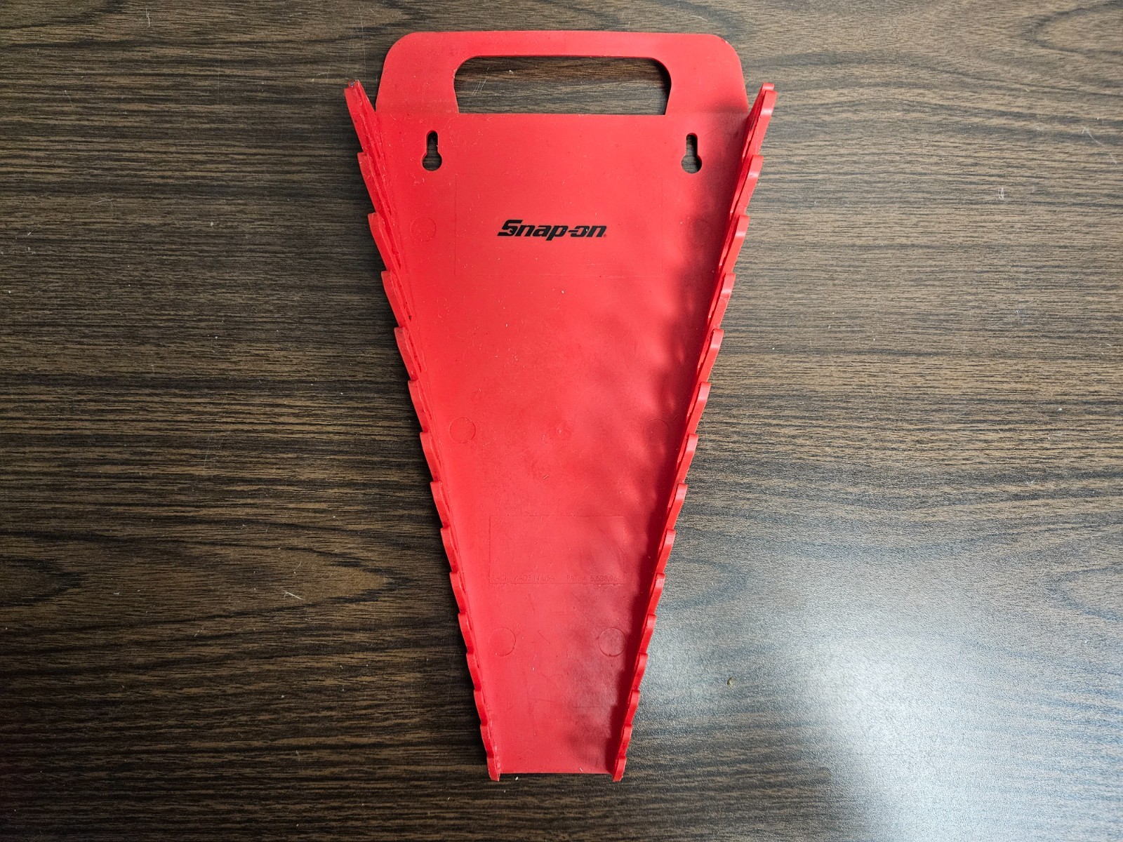 Snap-On Wrench Rack Set Holds 15 Each Red