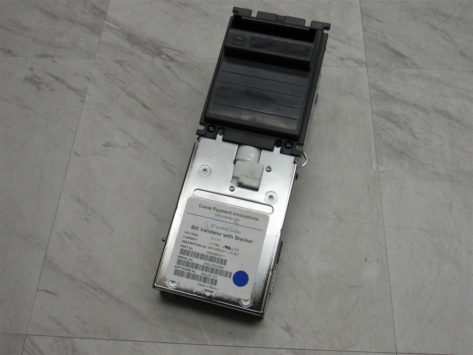 CASHCODE SM-2005US17_CCNET US BILL ACCEPTOR CASH CODE SM-US1737 with Stacker