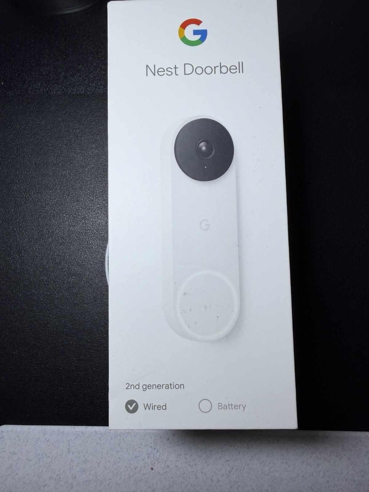 Google Nest Doorbell, Wired - Snow Works Beautiful All Accessories Manuals Etc