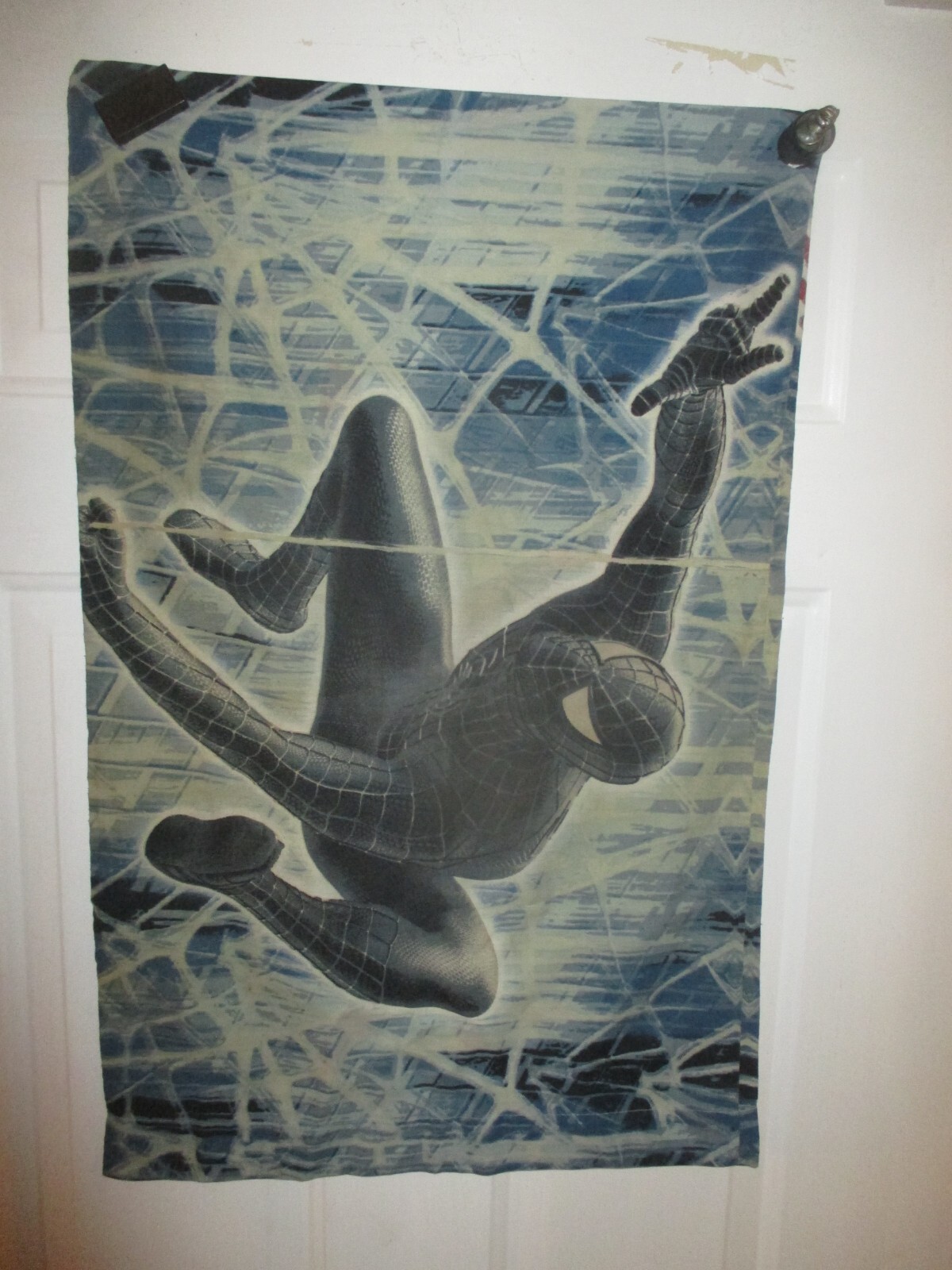 spiderman pillow case set red black double sided vintage