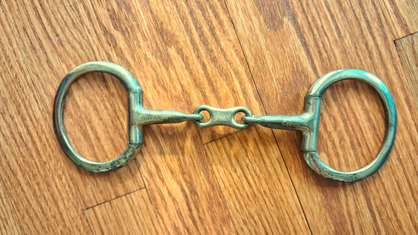Korsteel Cyprium 5" Eggbutt French/Bean Link Snaffle Horse Bit dble joint copper