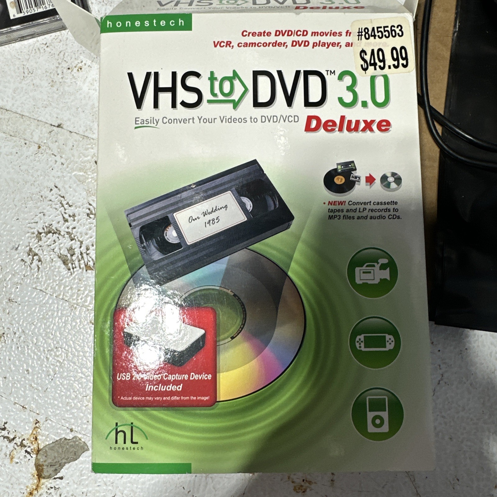 Honestech VHS to DVD 3.0 Deluxe Converter With Product Key Excellent