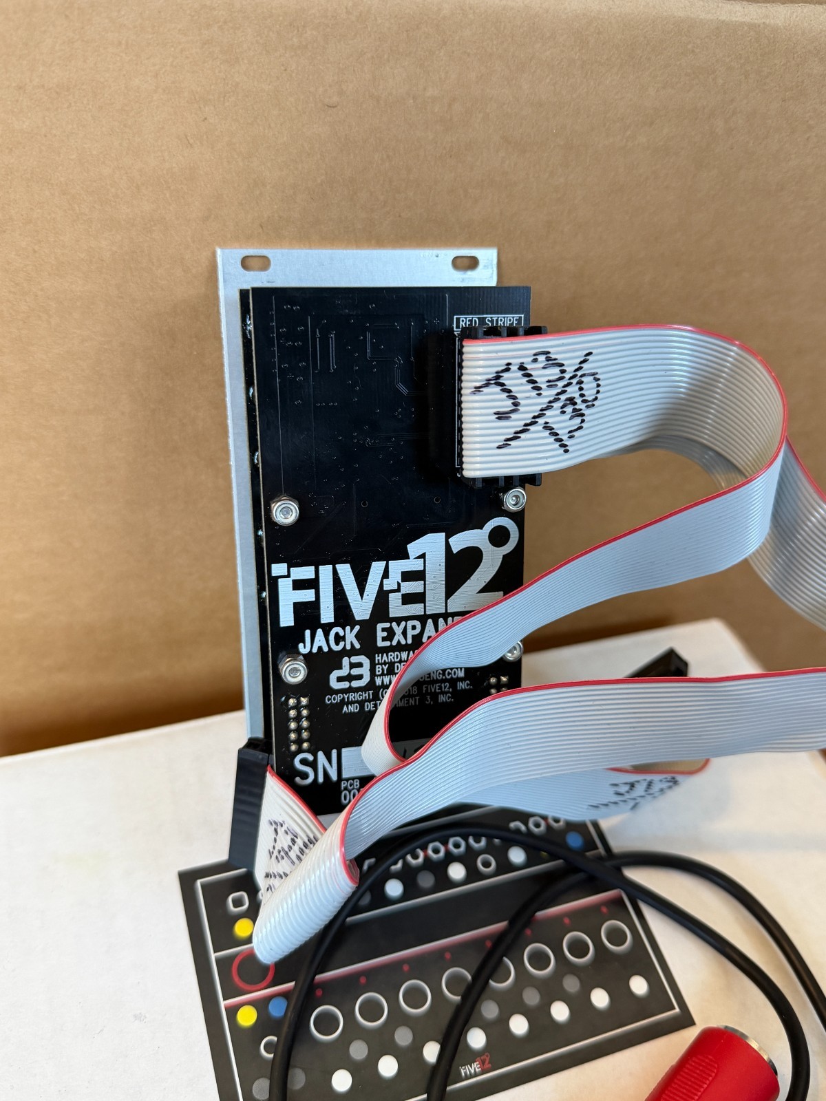 Five12 Vector Sequencer and Jack Expander Mk1 Silver Eurorack Module
