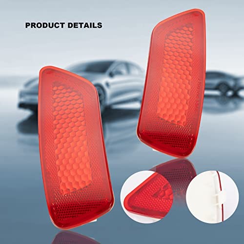 2 PCS Rear Bumper Reflectors Compatible with Grand Cherokee 2011-2021,Compass