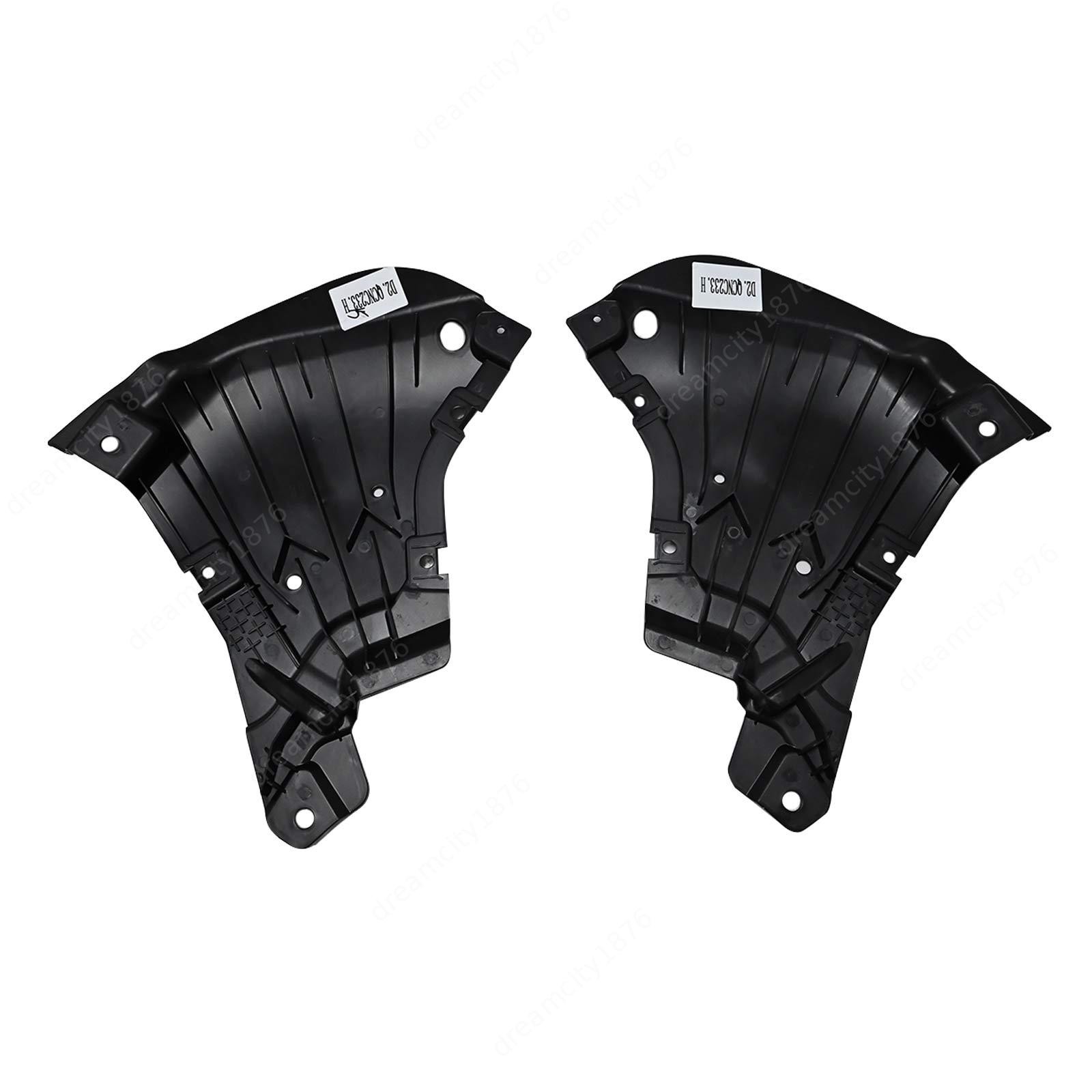 2x Front Engine Splash Shields For 2017-2019 Mercedes E-Class