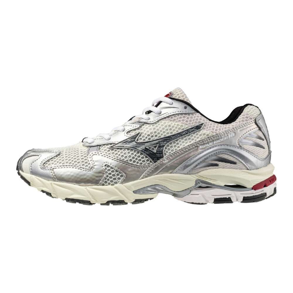 Mizuno Wave Rider 10 D1GA243111 Off White Black Red Sneakers Japan New
