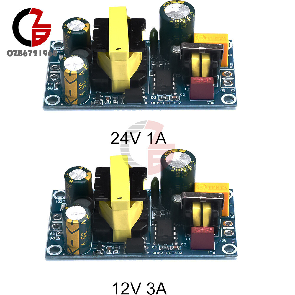 AC110-265V to DC12V 3A / DC24V 1A  AC-DC Isolated Switching Power Supply Module