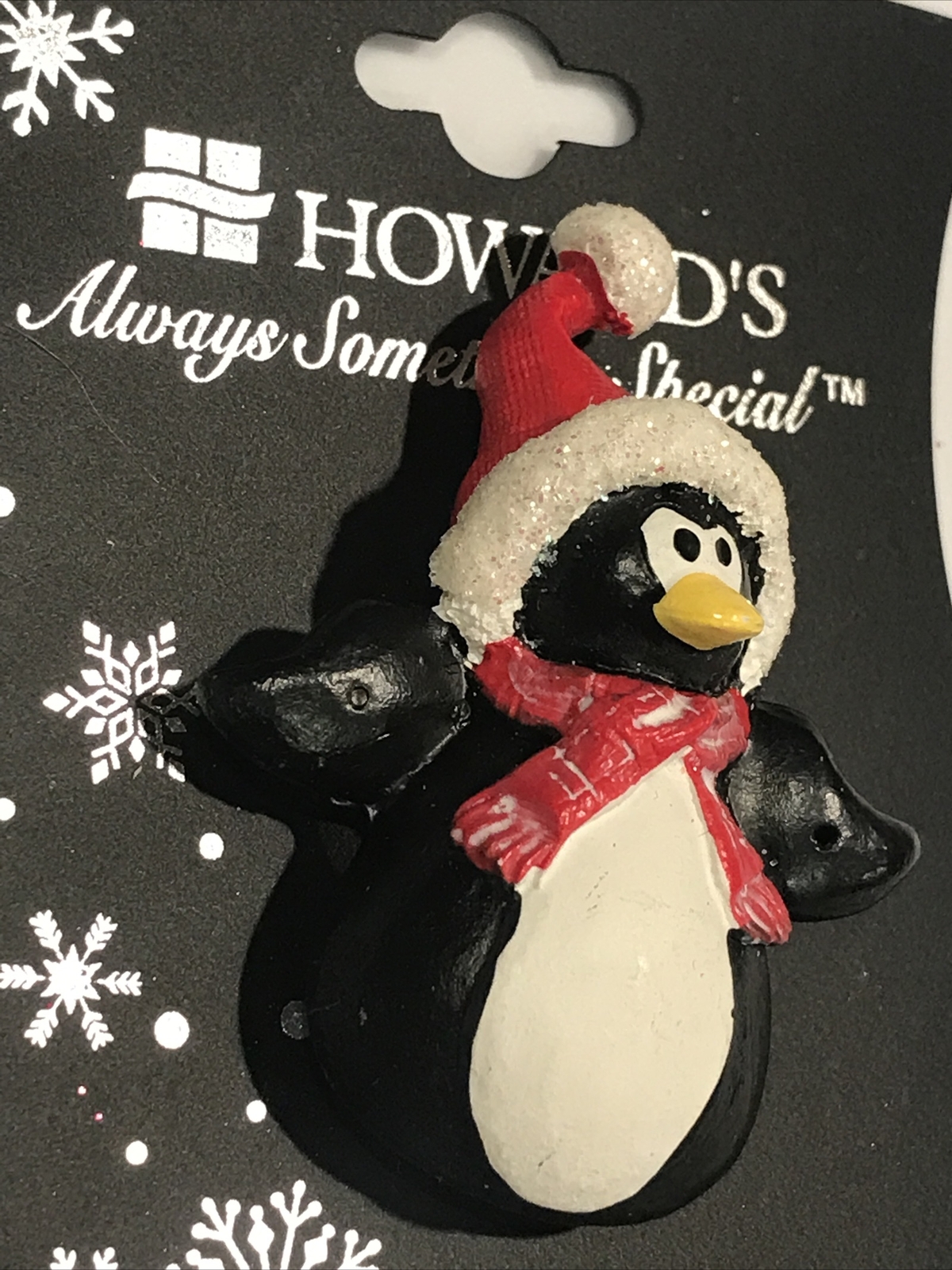 Christmas Santa Penguin Pin
