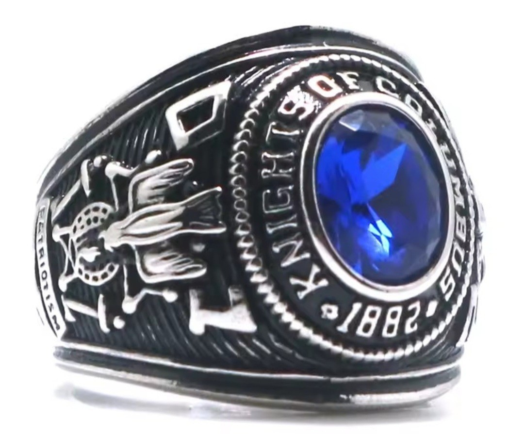 Knights Of Columbus Stainless Steel Ring Size 10 Other sizes Colors R Available