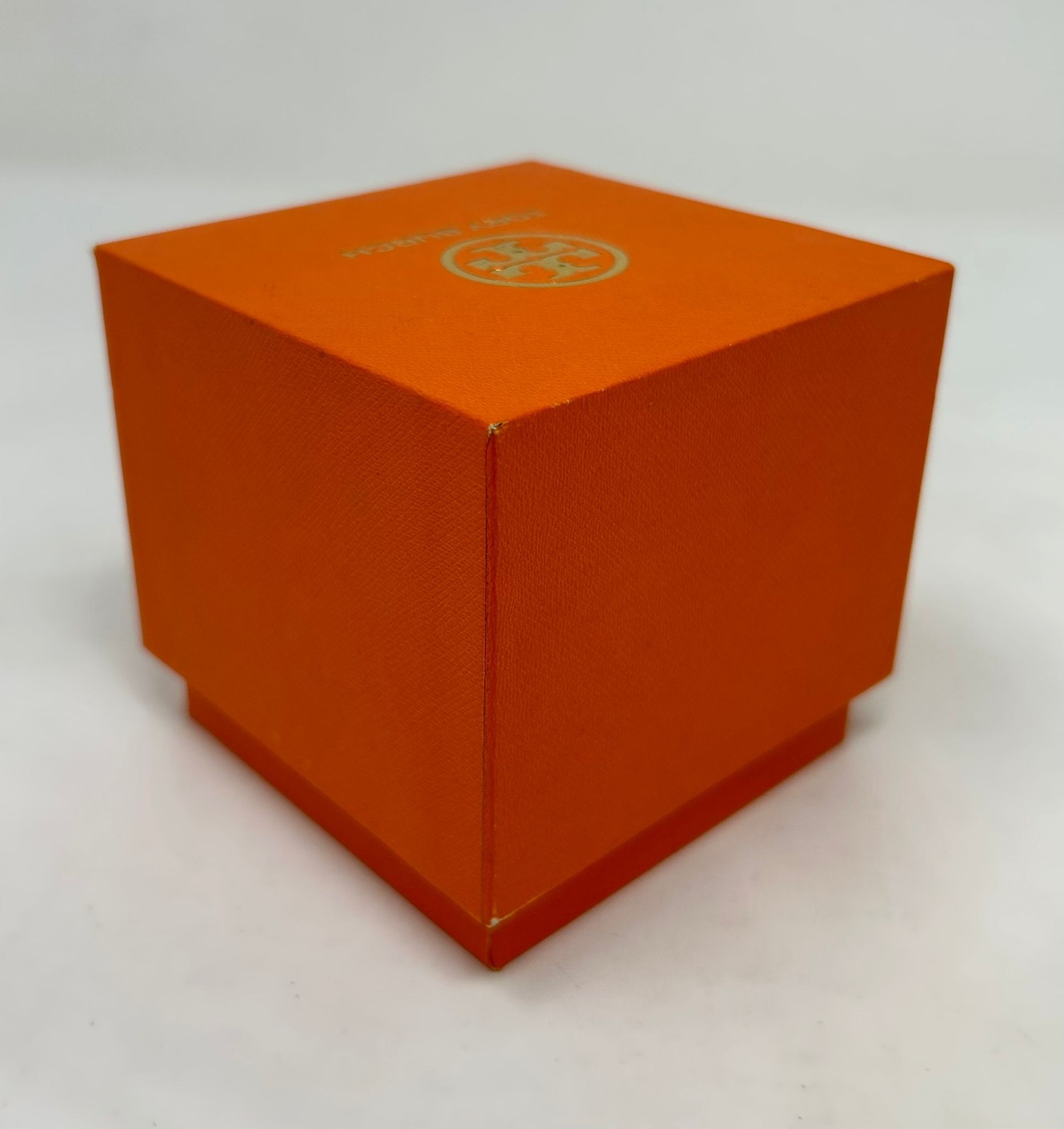 Tory Burch Orange Watch Box Presentation Display Storage Case