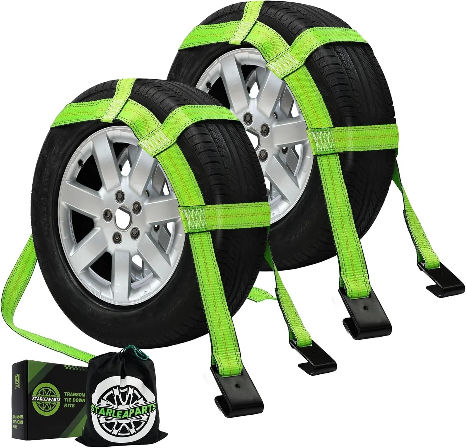 Tow Dolly Straps, 2 Pack Tow Dolly Basket Straps with Flat Hook, Car Dolly St...