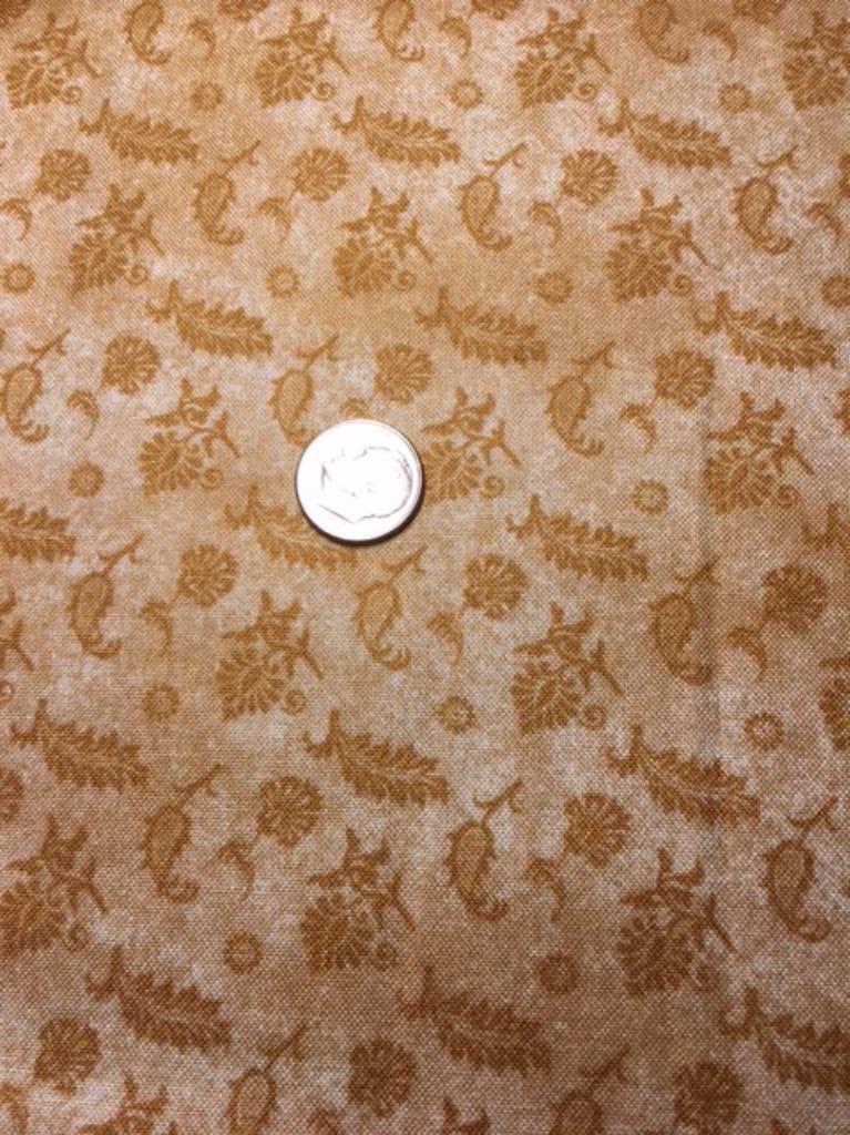 Quilting Treasures   Eden ~1/2 yard~    Tan    # 76834 A ~100% Cotton