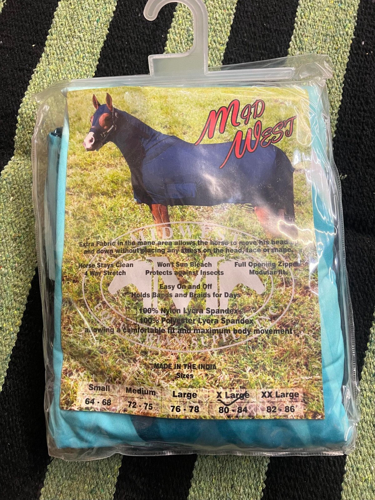 Horse Full Body Zippered Slinky Stretch Fabric