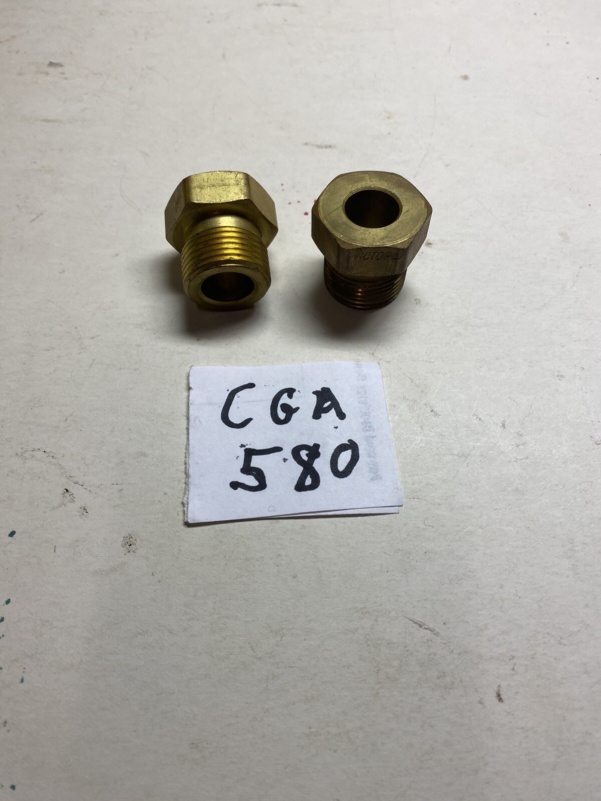 Welding Torch Fittings 2 PcCGA 580 Nut