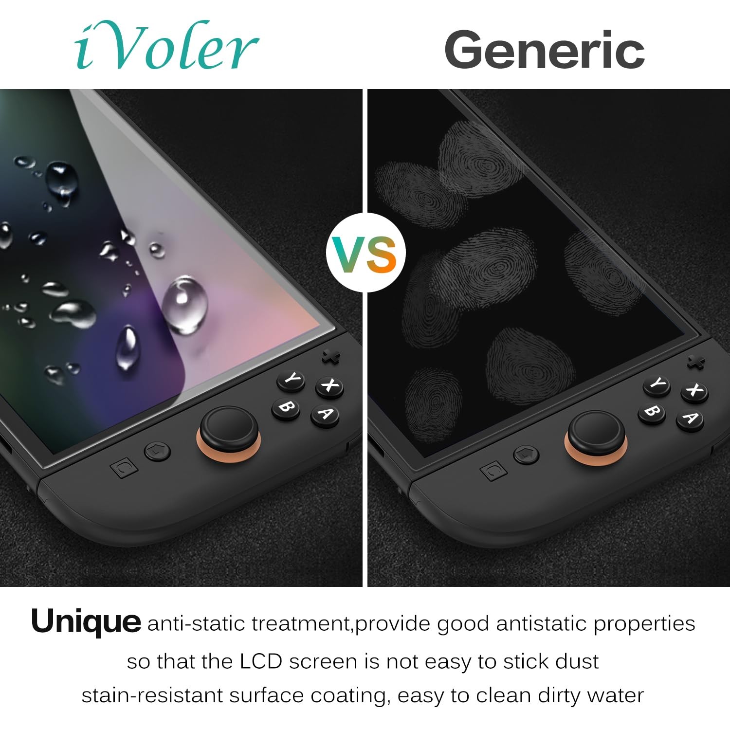 ivoler 3-Pack Screen Protector Tempered Glass for Nintendo Switch 2 Model 202...