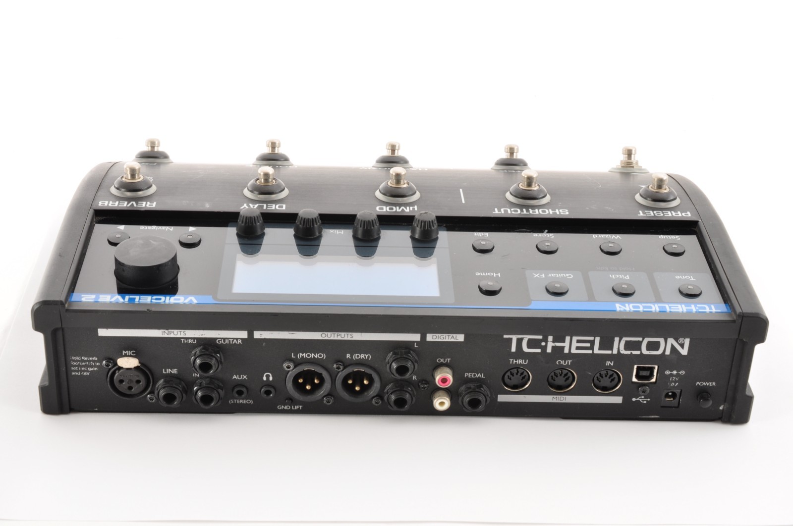 TC HELICON VoiceLive 2 Vocal Effect Processor 9348289 With AC Adapter Working