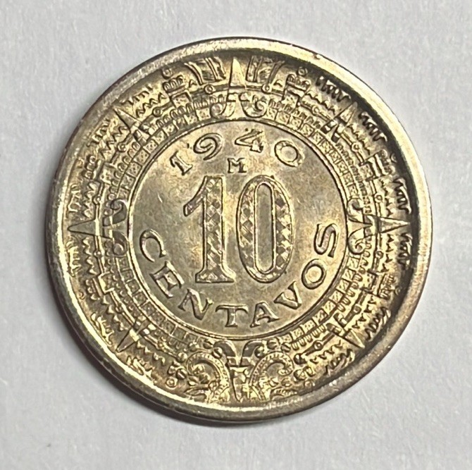 1940 Mexico 10 Centavos