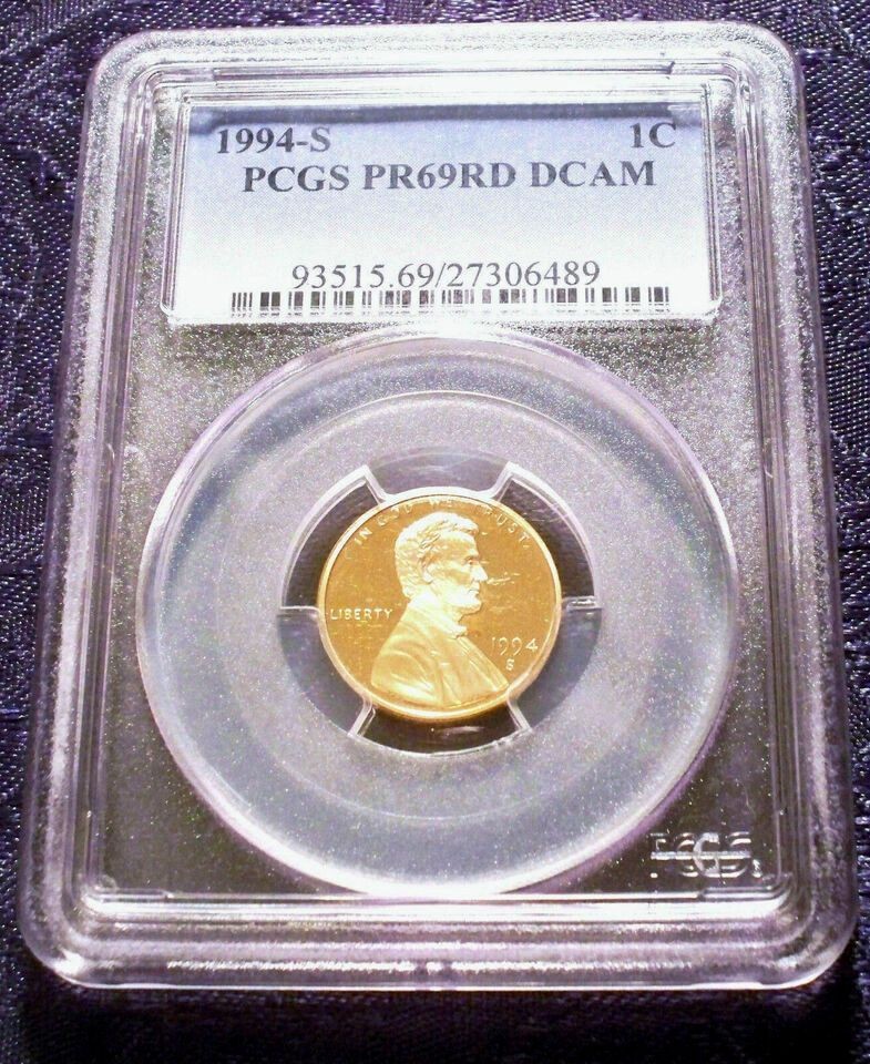 1994 S PROOF Penny PCGS PR69 RD DCAM Gem Brilliant Uncirculated BU GREAT GIFT!!