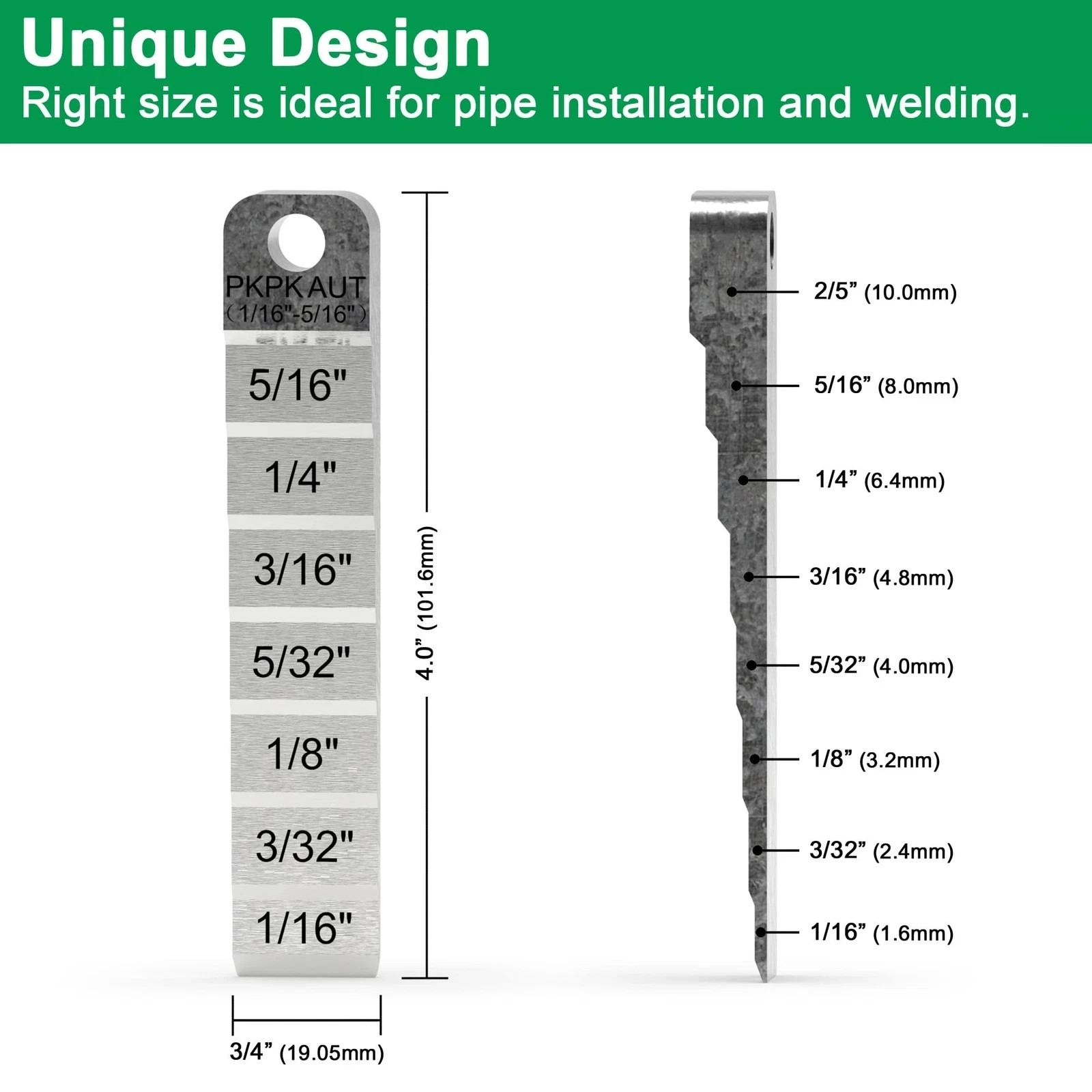 4" Pipe Spacer Wedge 2PCS for Pipe Welding Fitting Tools Flange Wedge