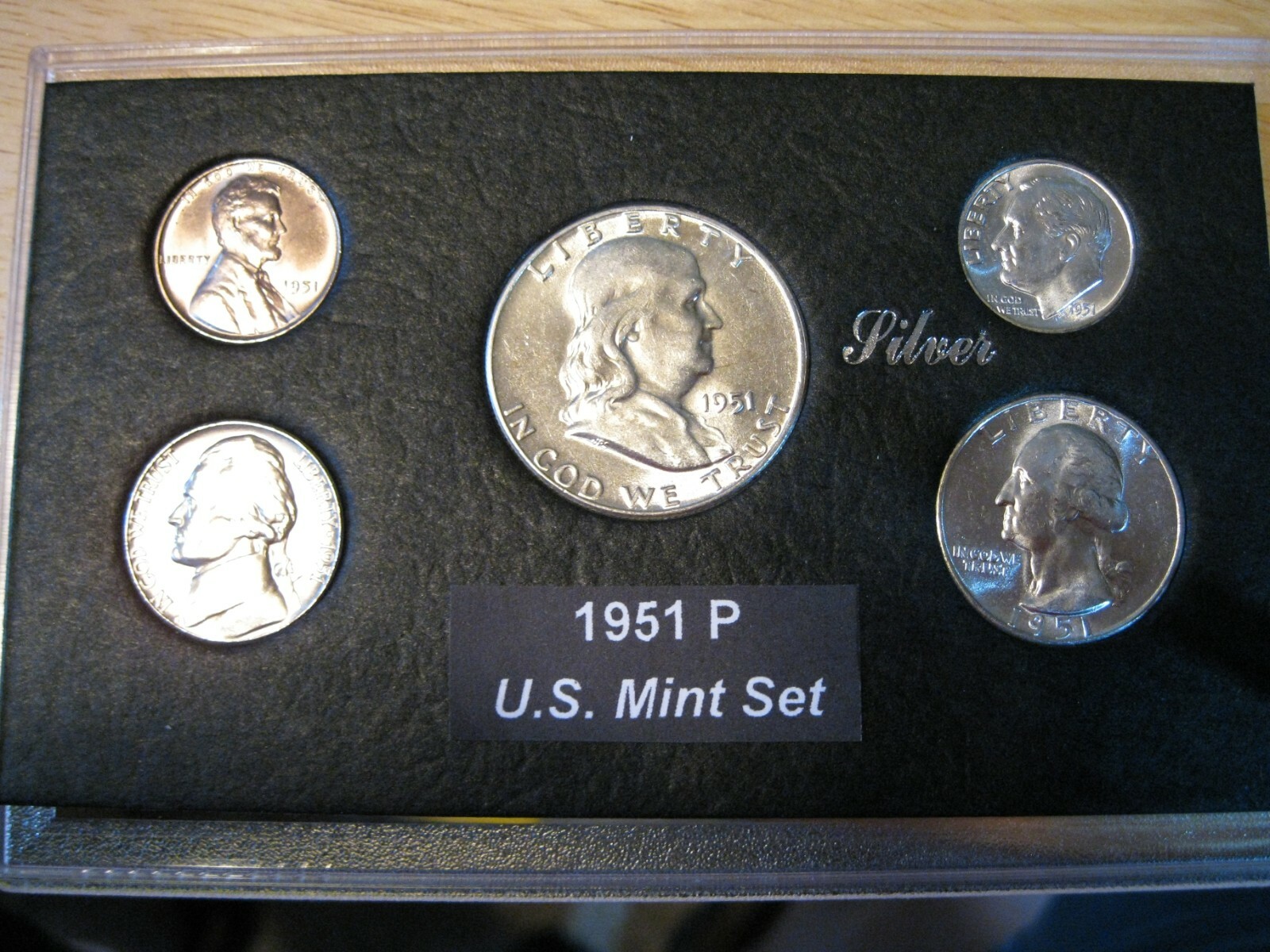 1951 P US Mint Set Silver Brilliant Uncirculated!