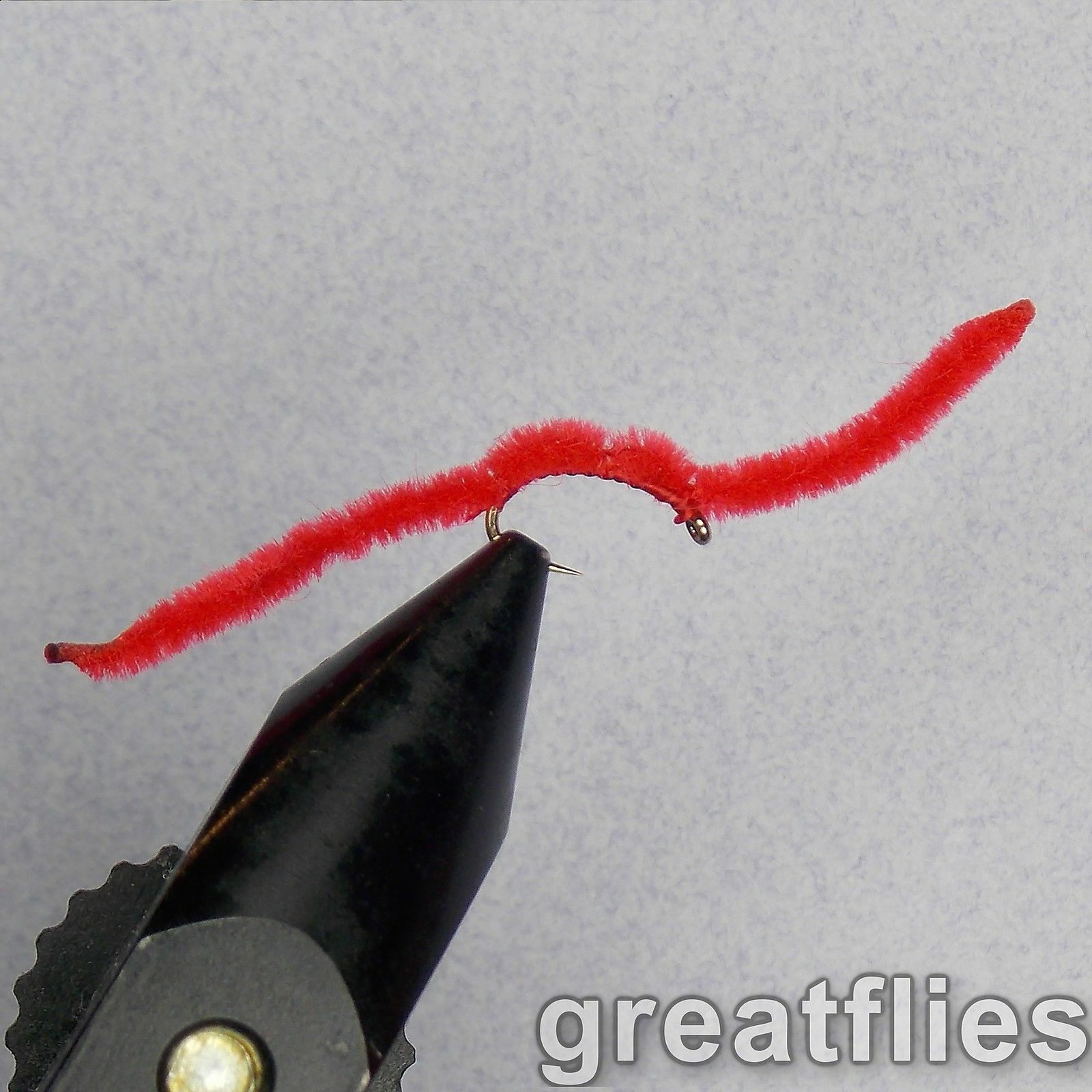 1 dozen (12) - San Juan Worm - RED