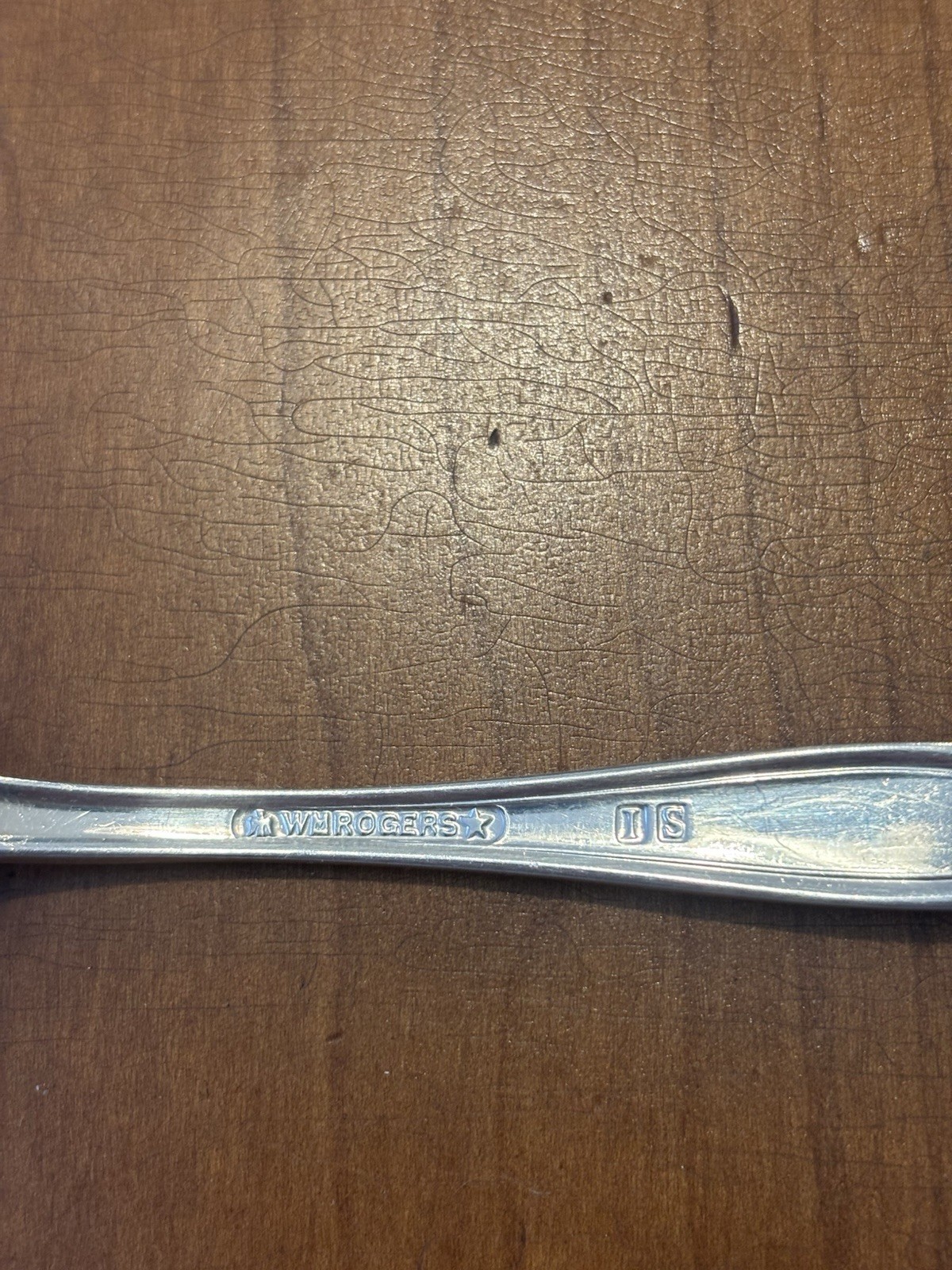 Vintage Wm Rogers Silverplate salad Fork Set of 2, Moonlight Pattern