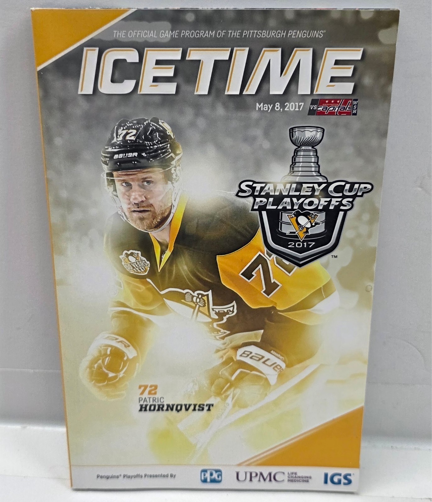 2017 NHL Pittsburgh Penguins Stanley Cup Playoffs vs Capitals 5-8-2017