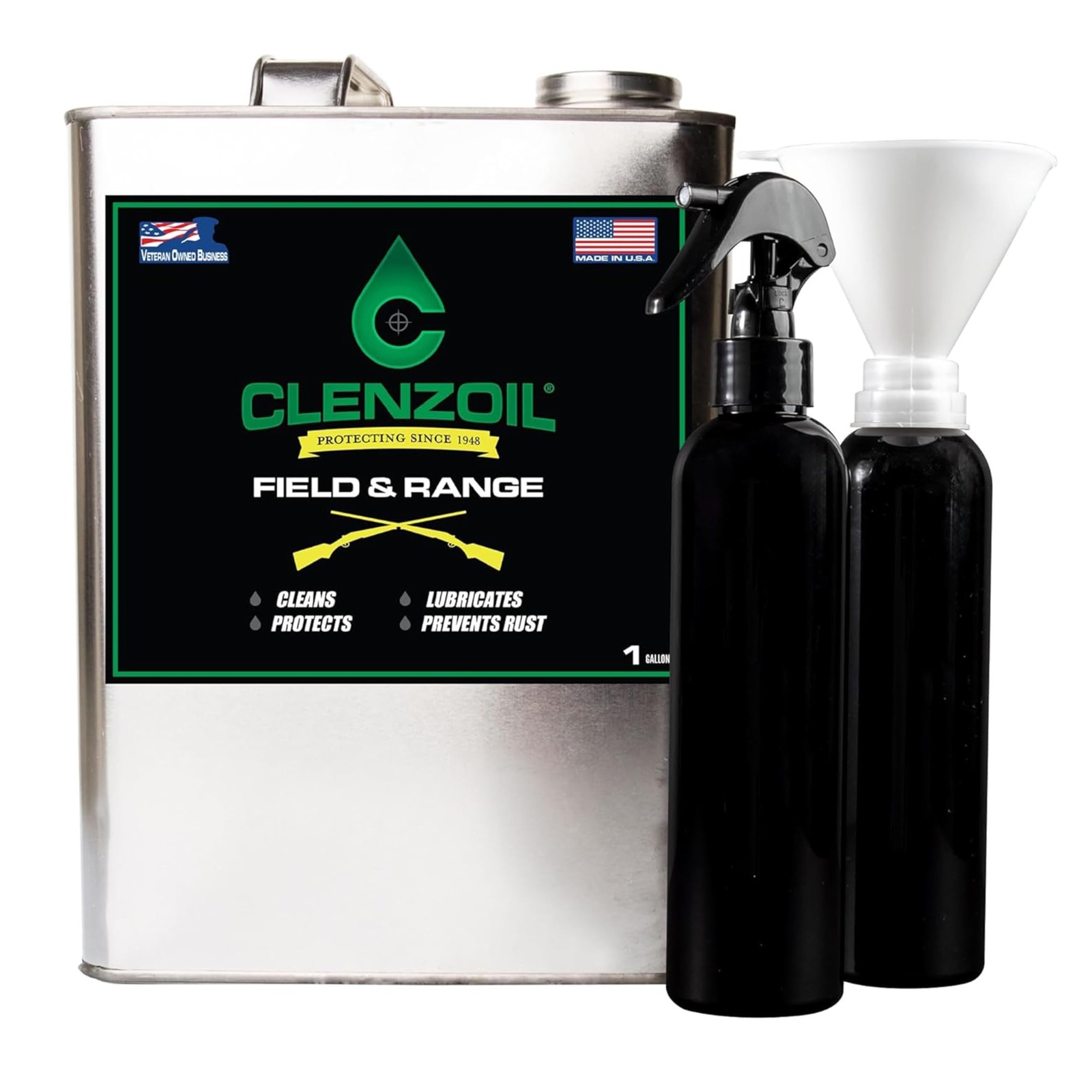 Clenzoil Field Range Gun Oil Gallon Cleaner Lubricant Protectant Multi-Purpose 3