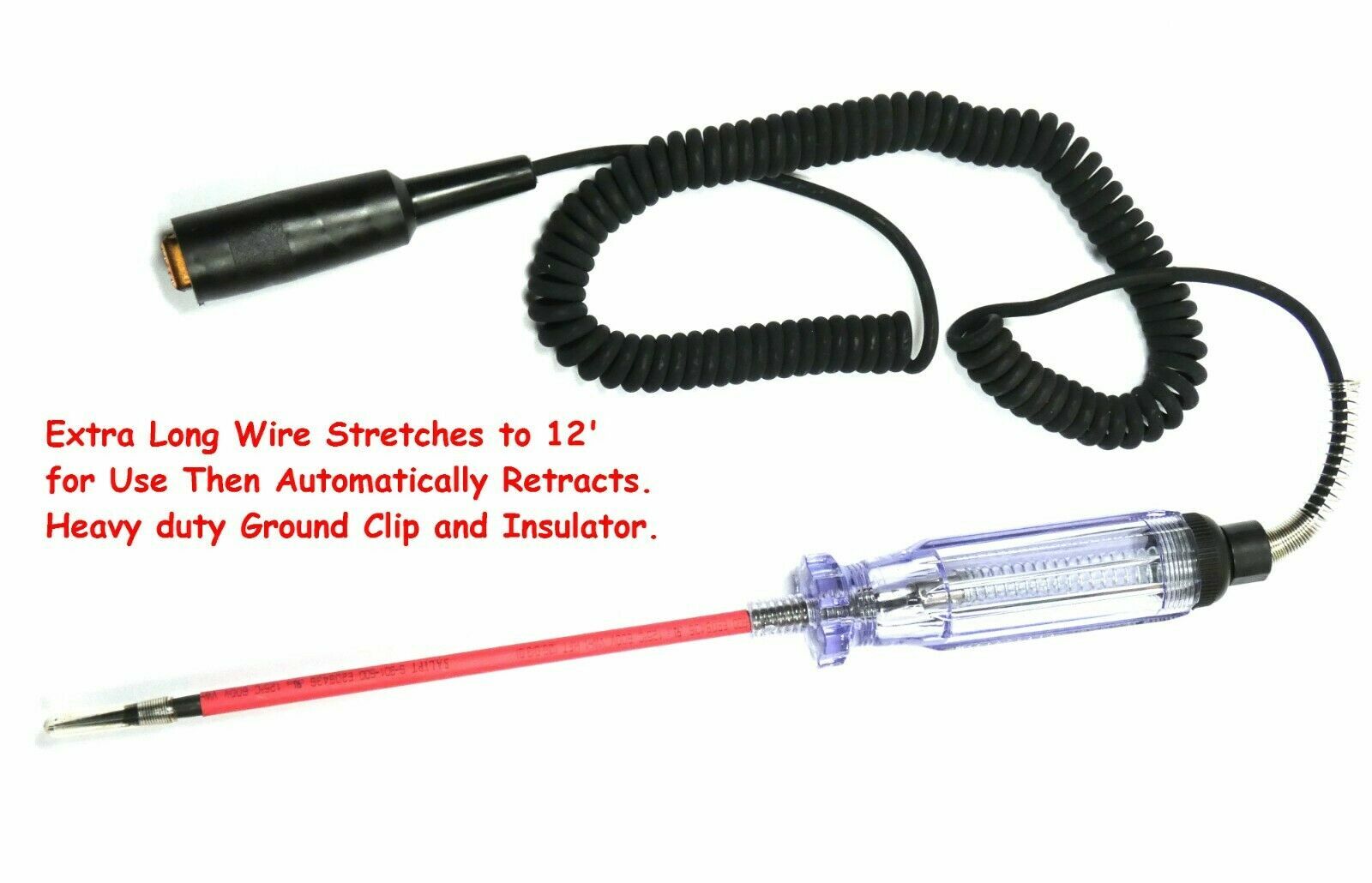 ATE PRO 12FT EXTRA LONG PRO GRADE 6-12 VOLT CIRCUIT TESTER TEST LIGHT #93248