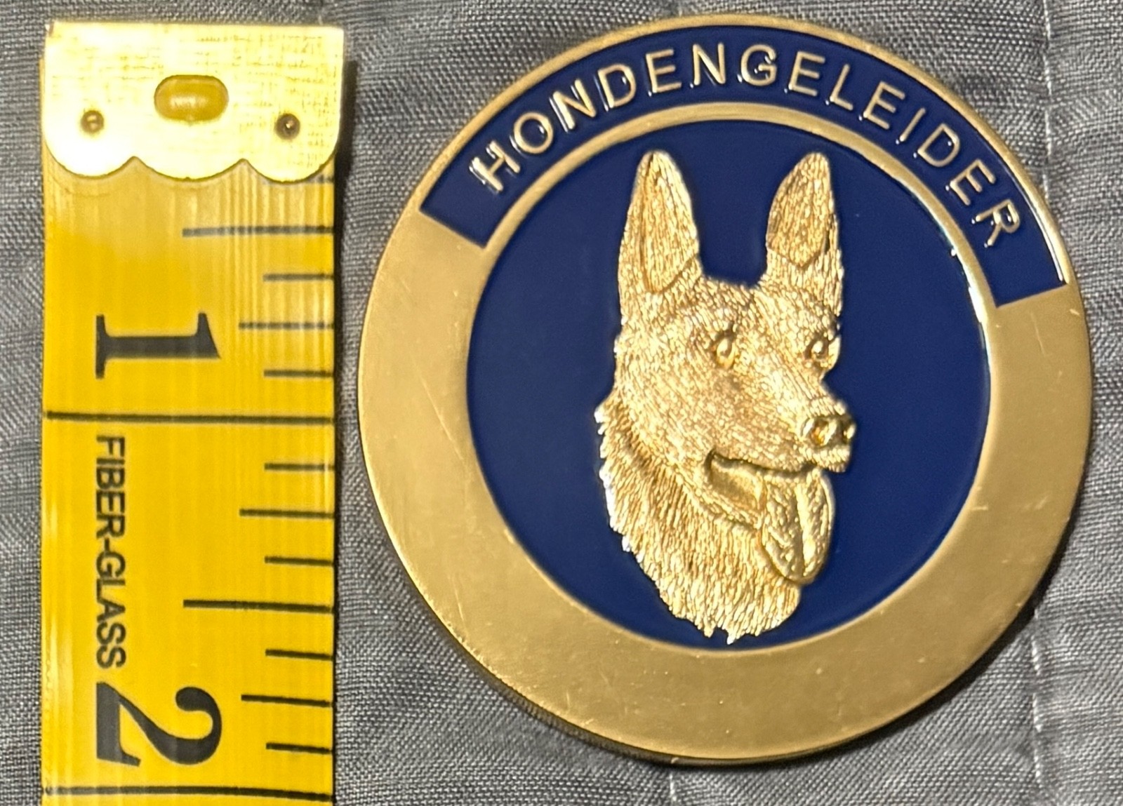 Cool Dutch National Politie Police Netherlands Canine K9 Dog Handler Metal Token