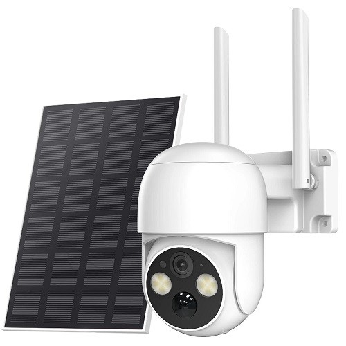 4MP Battery Solar Security Camera WiFi 360 Pan/Tilt WiFi Home Security Camera