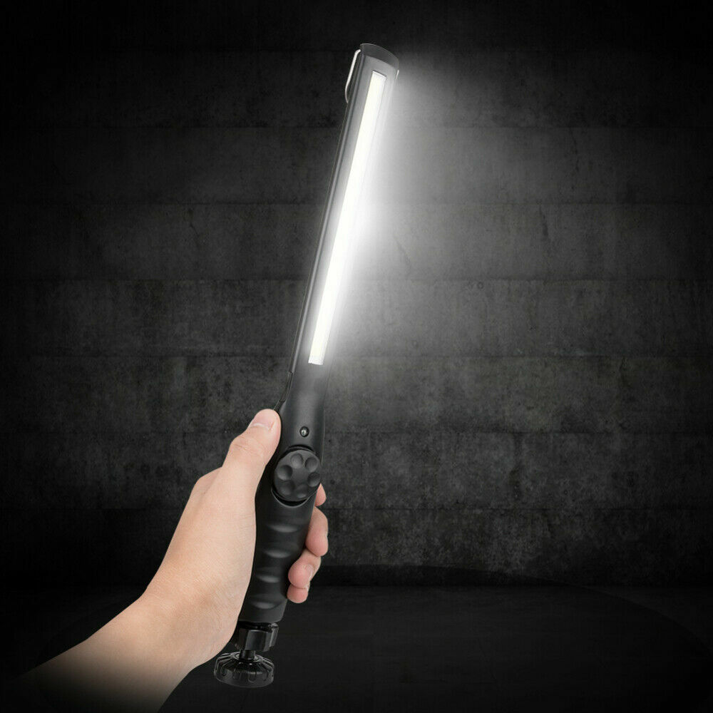 Rechargeable LED COB Work Light Mechanic Flashlight Lamp Magnetic Base Bright