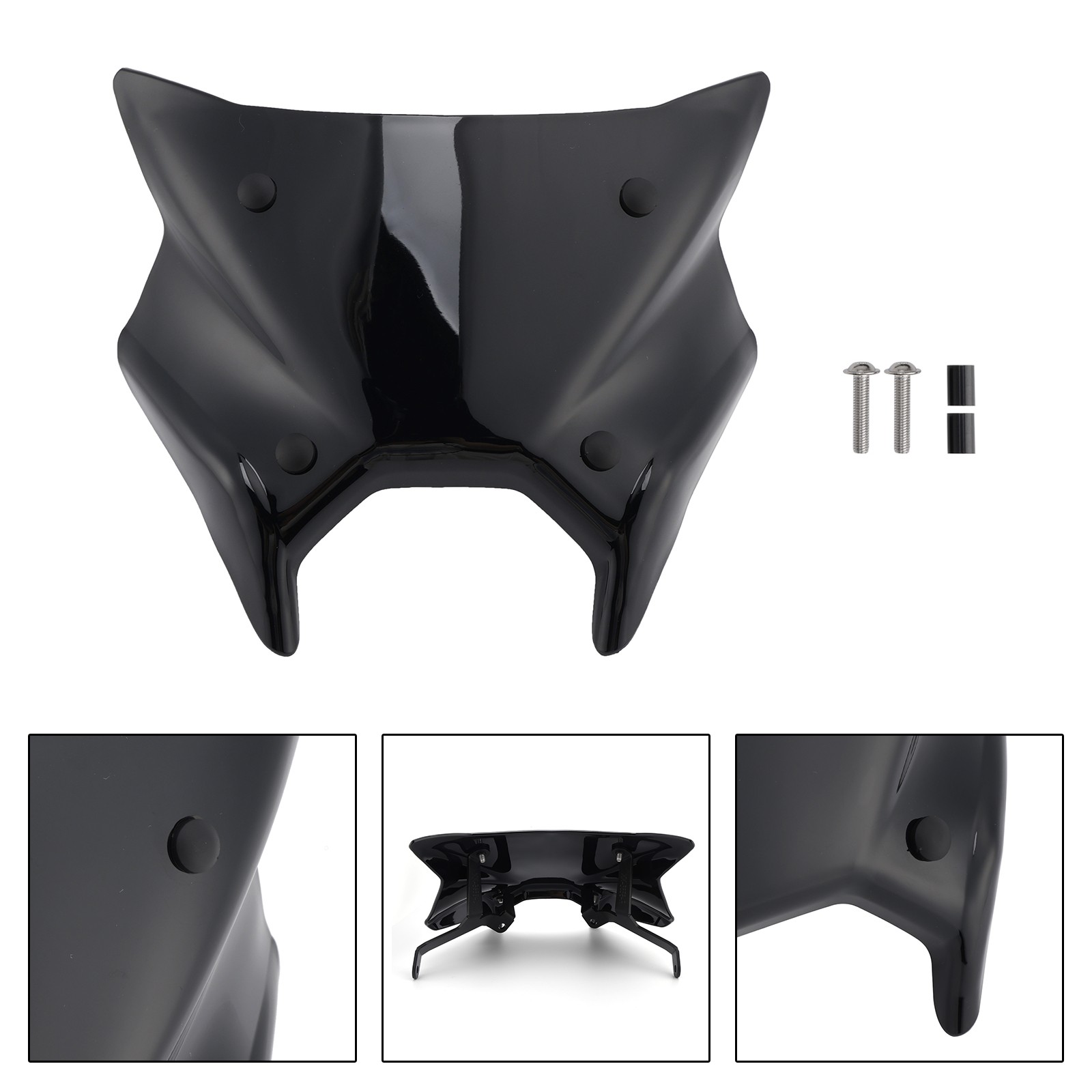 Windshield WindScreen fit for YAMAHA MT-09 MT09 2024-2025 Black