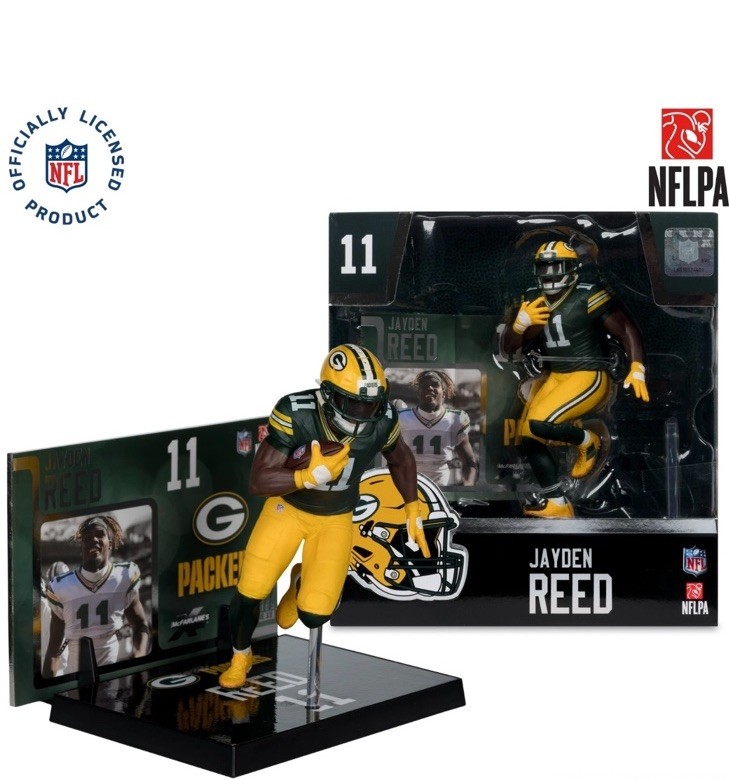 Jayden Reed - Green Bay Packers - NFL 7" Figure McFarlane Sportspicks