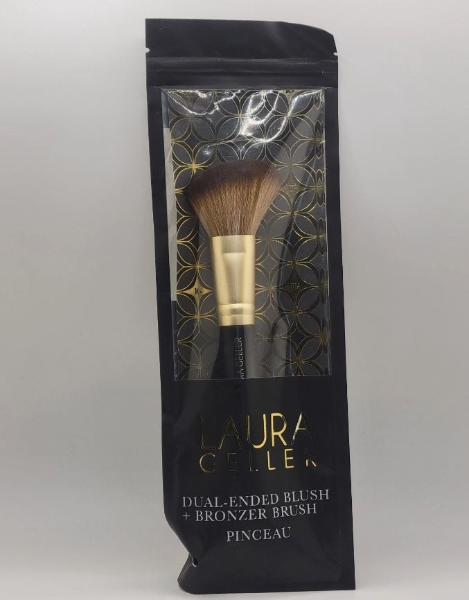 (Lot of 2) Laura Geller Dual-Ended BLUSH + BRONZER Makeup Brush  - NEW