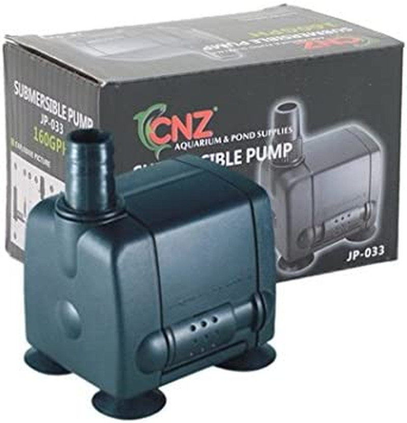 CNZ Aquarium Submerisble Hydroponics Pump (JP-033/160 GPH)