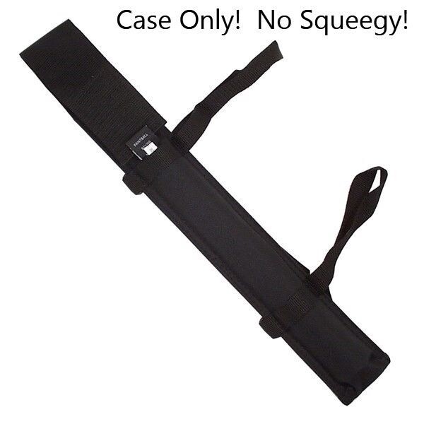 Black Paintball Barrel or Stick Squeegee 18" web Sheath Pouch squeegy New!