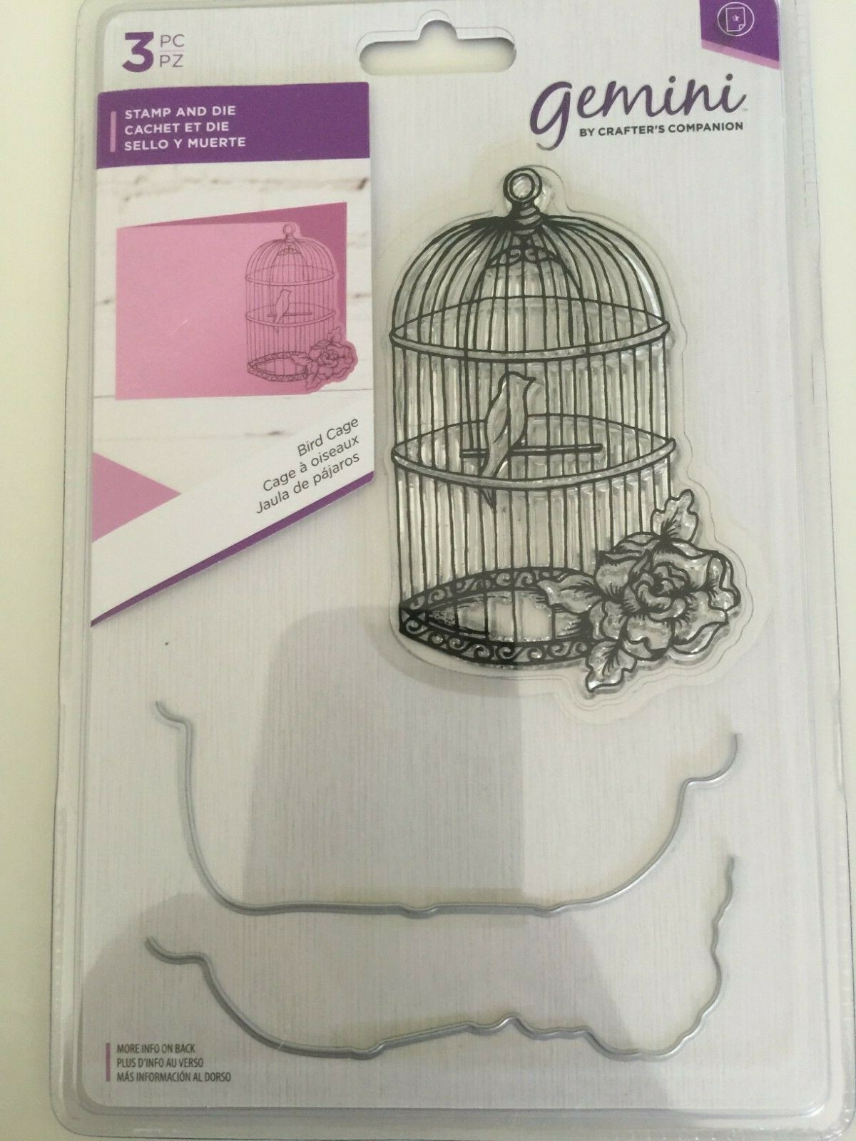 Crafters Companion  Gemini  Bird Cage