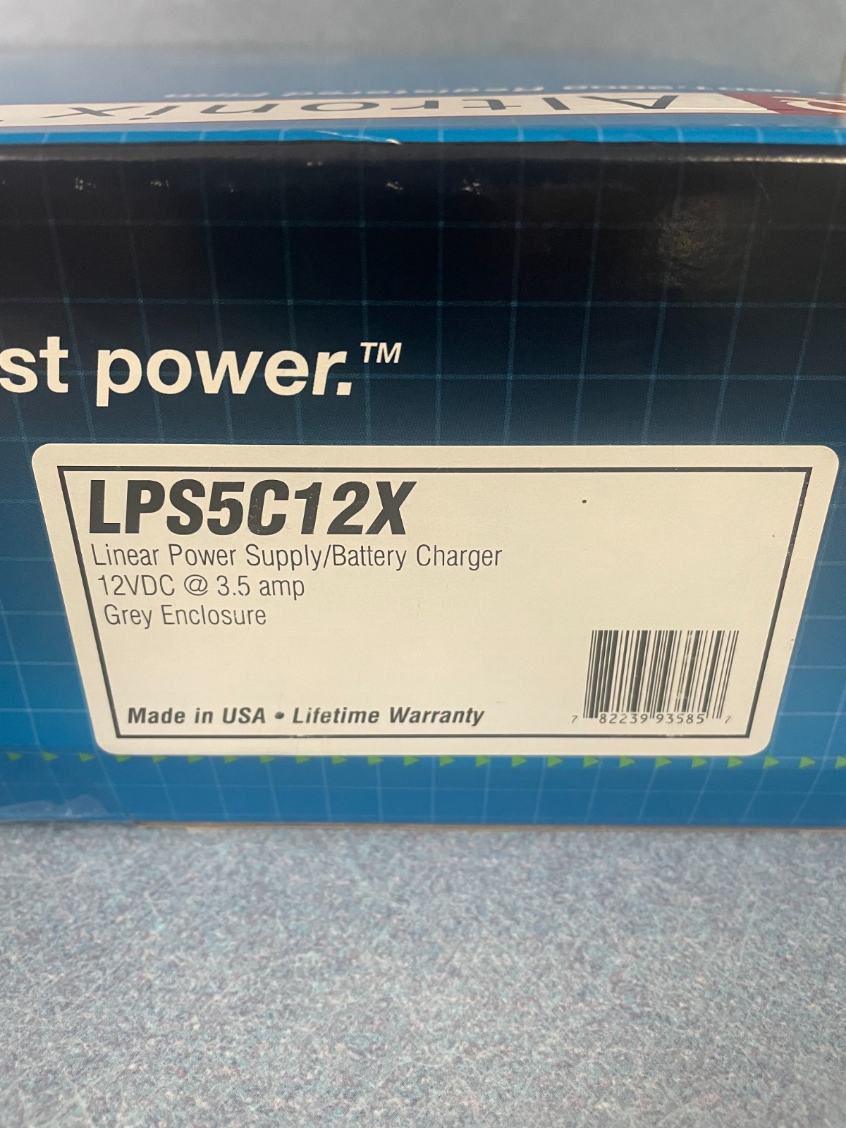 Altronix LPS5C12X Linear Power Supply/Charger NEW IN SEALED BOX!