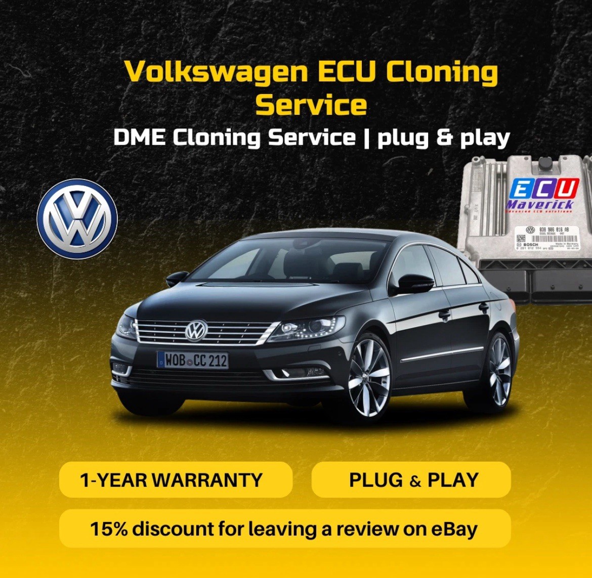 Volkswagen ECU Cloning Service / DME Cloning Service | plug & play