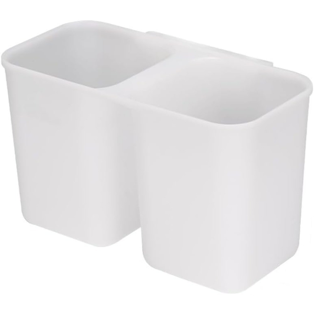 Dish Rack Utensil Holder, Hanging Cutlery Drainer Caddy with Hooks, 2