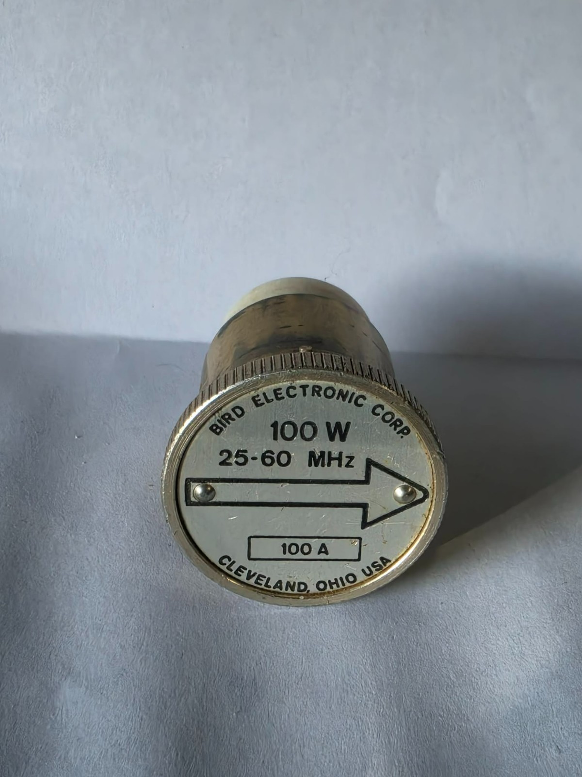 Bird 100A Plug-in Element 0 to 10 watts  25-60 MHz for Bird 43 Wattmeters