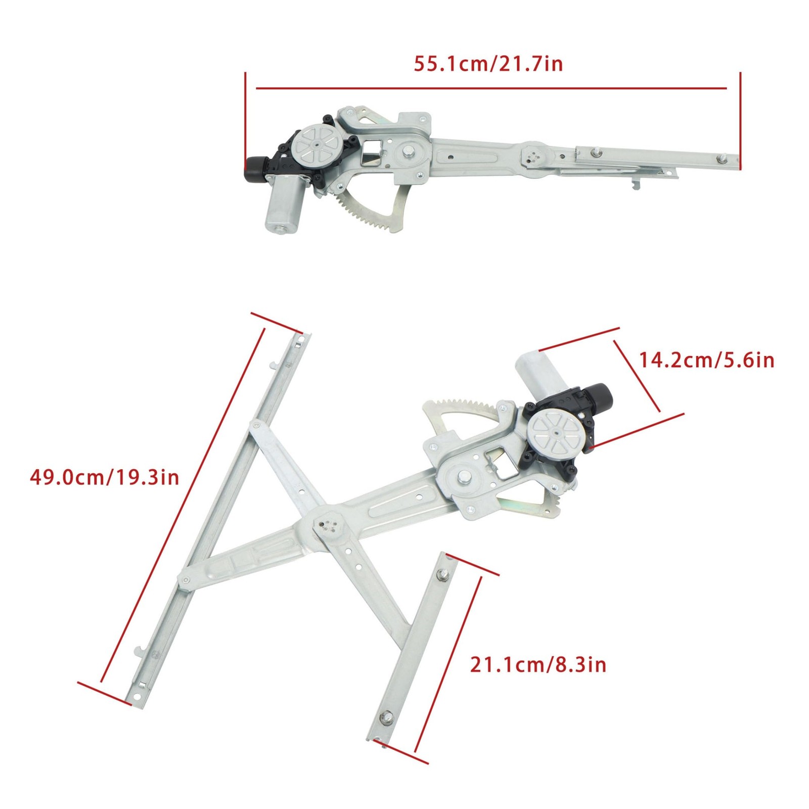 Front Driver Side Electric Window Lifter Assembly Motor Lancer 2008-2017 751-780