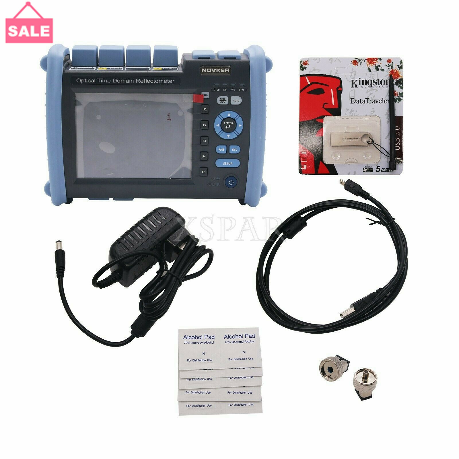 SM OTDR Time Domain Reflectometer 35/33dB built in FLS OPM VFL IOLM NK6000-S1 X-