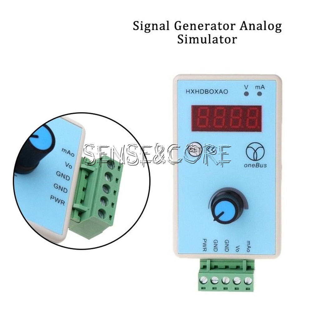 DC 15-26V Adjustable Current Voltage Analog Simulator Output Signal Generator-