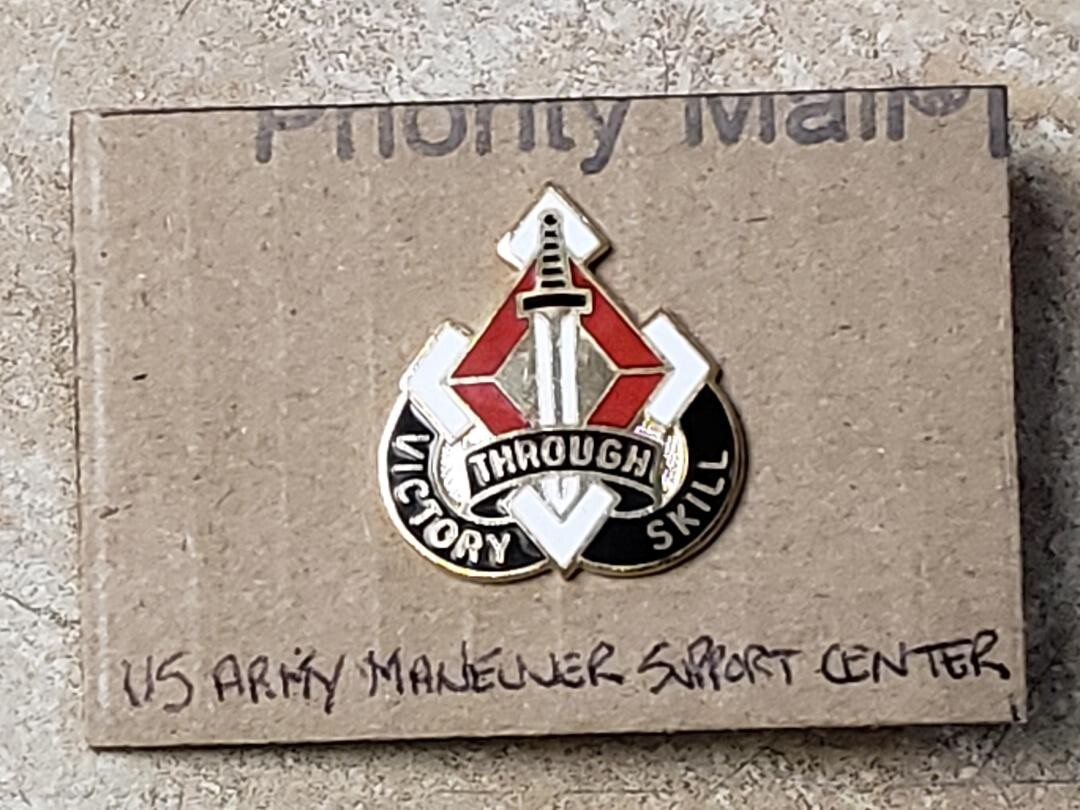 US Army Maneuver Support Center Crest DUI (Just one, Not the Pair)